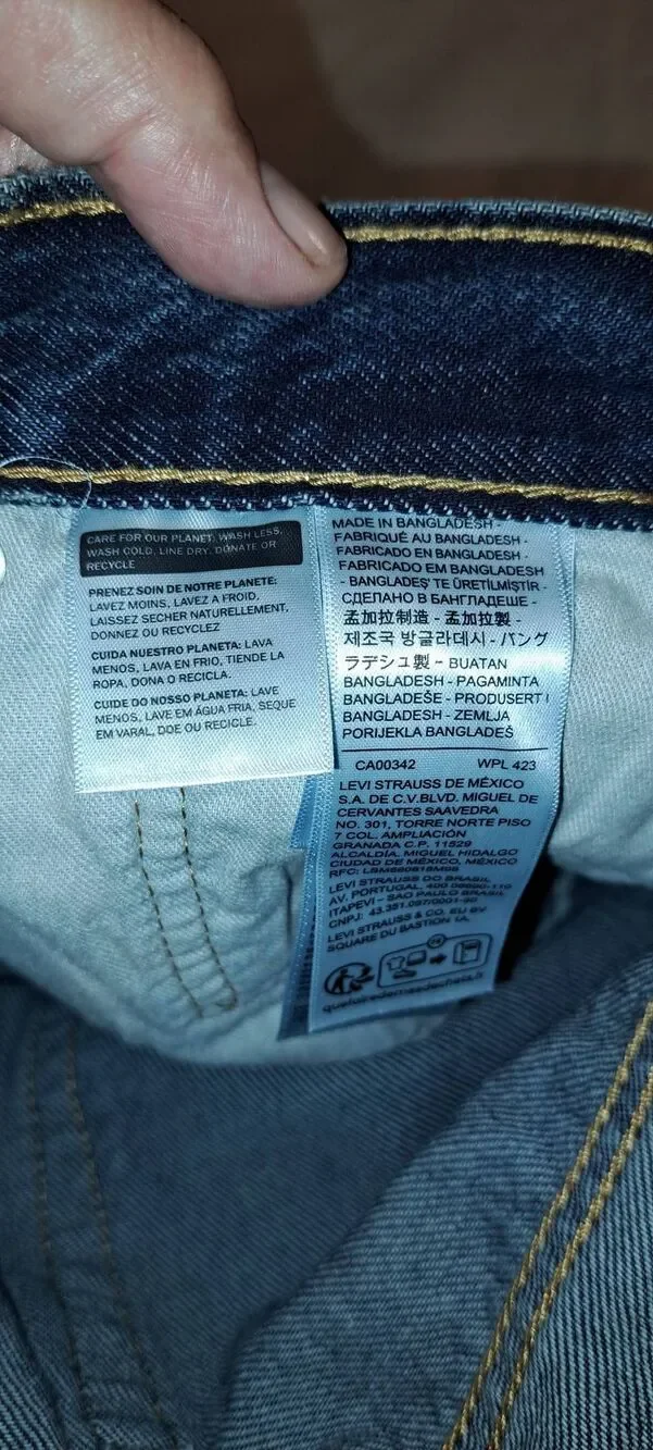 Levi’s 565 Loose Straight Men’s Jeans 36x32 Blue Denim NWT